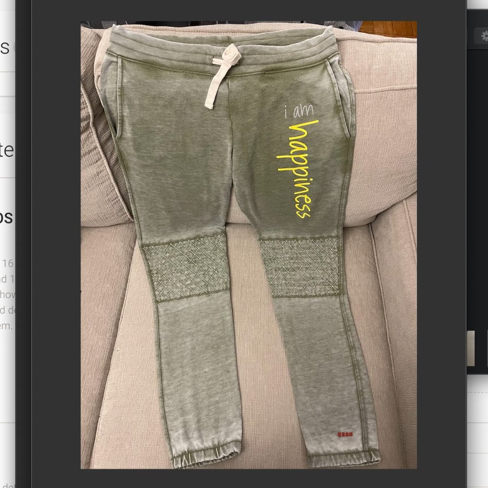 peace love world sweatpants
